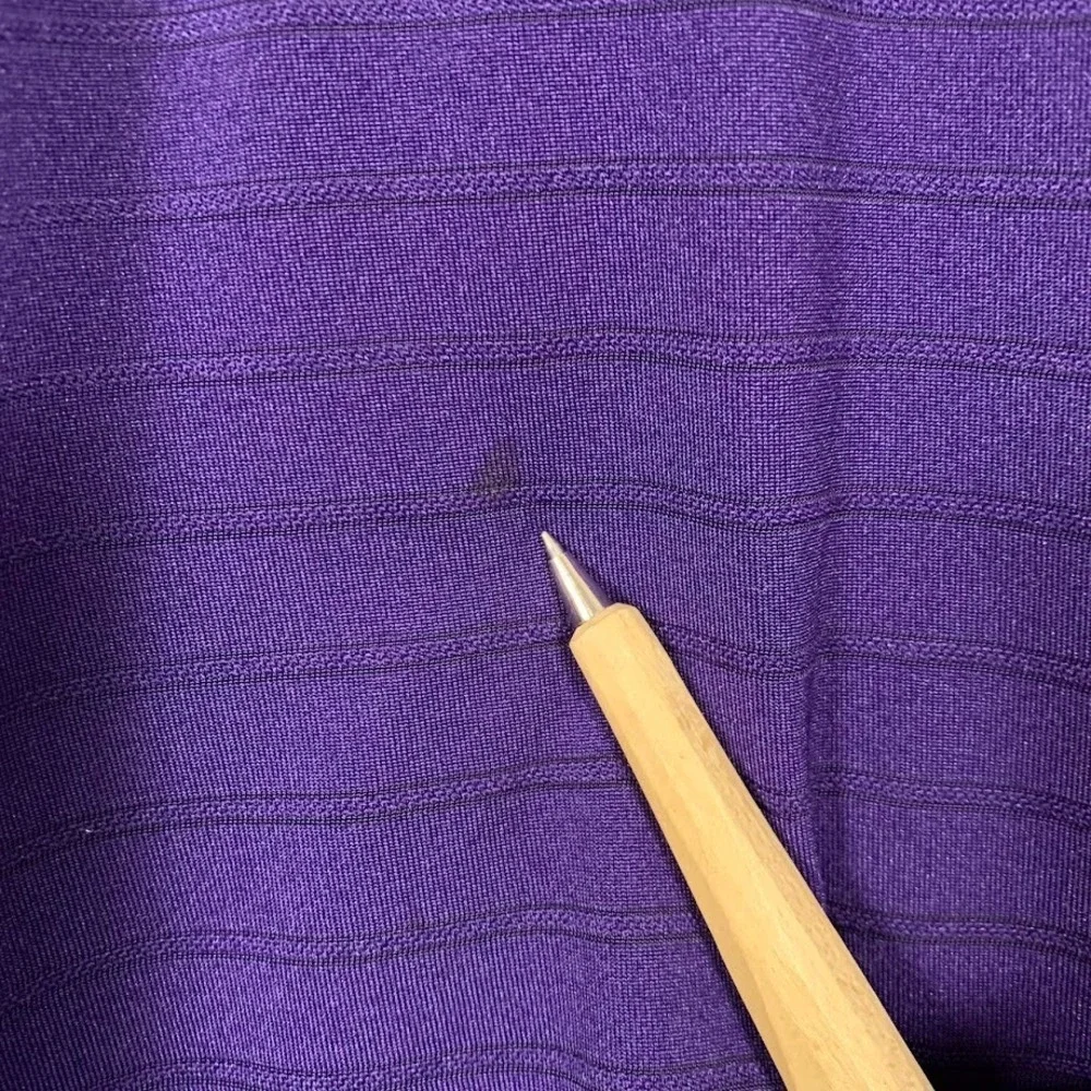 LSU Tigers NCAA Purple Embroidered Polo Short Sleeve Shirt Men's Large - Picture 4 of 7
